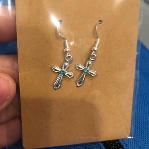 Cross earrings